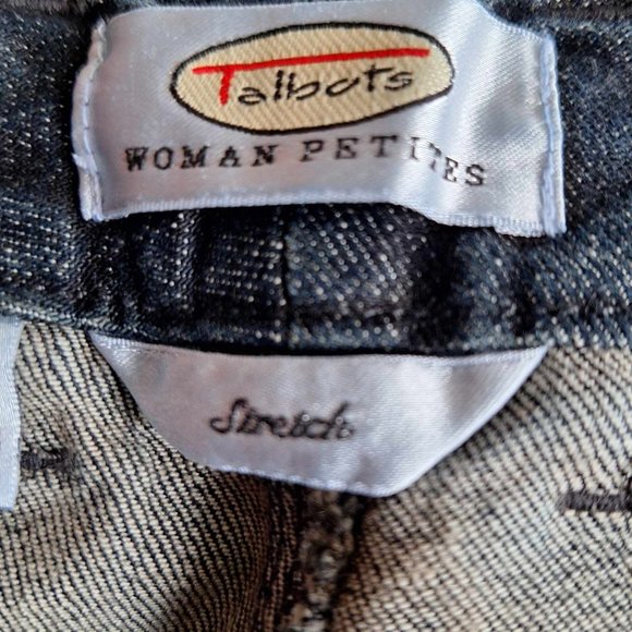 Talbots Classic Fit High-Rise Straight Leg Black Jeans Size 22WP - Picture 13 of 13